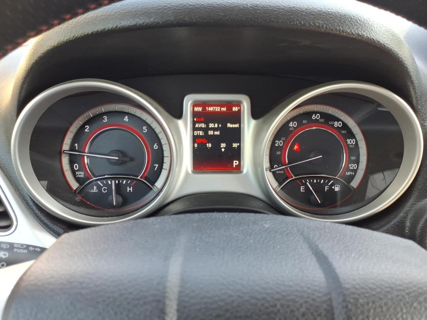 2015 Black Dodge Journey R/T (3C4PDDEG2FT) with an 3.6L Pentastar 3.6L Flex Fuel V6 283hp 260ft. lbs. Sequential Multiport Fuel Injection engine, 6-Speed Shiftable Automatic transmission, located at 5505 N. Summit St., Toledo, OH, 43611, (419) 729-2688, 41.654953, -83.530014- Photo#7