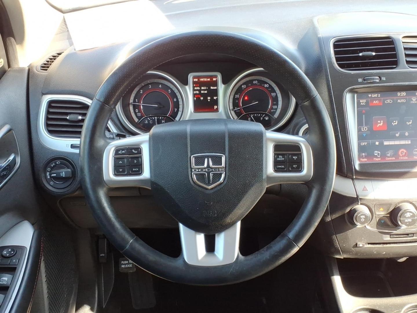 2015 Black Dodge Journey R/T (3C4PDDEG2FT) with an 3.6L Pentastar 3.6L Flex Fuel V6 283hp 260ft. lbs. Sequential Multiport Fuel Injection engine, 6-Speed Shiftable Automatic transmission, located at 5505 N. Summit St., Toledo, OH, 43611, (419) 729-2688, 41.654953, -83.530014- Photo#19