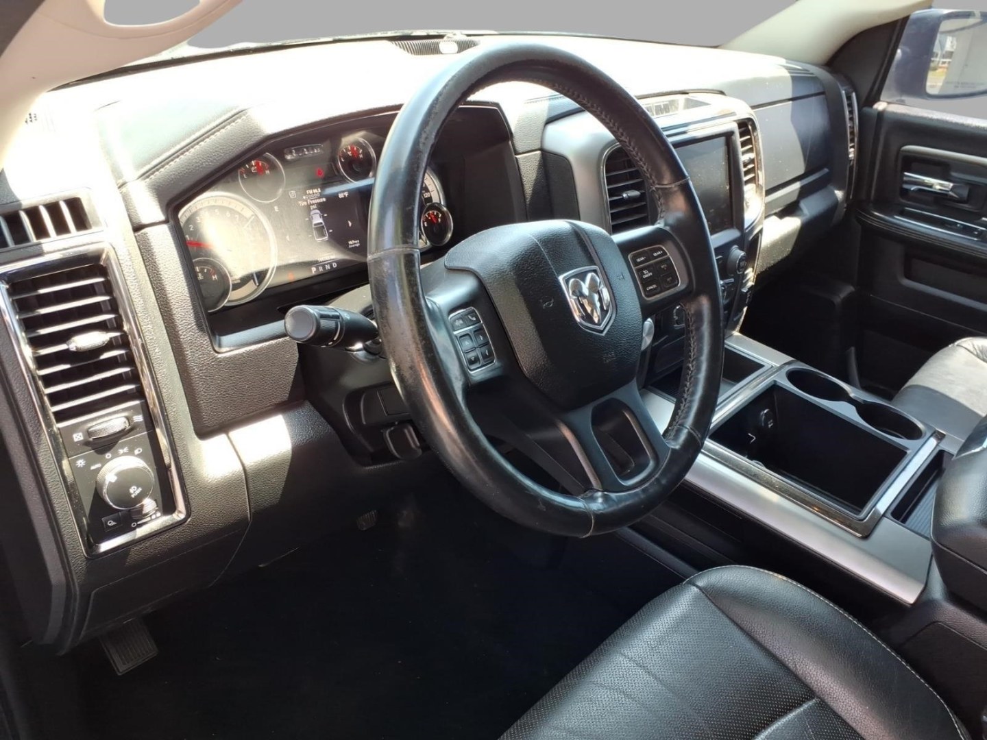 2014 Black Clear Coat Px8 RAM 1500 Sport (1C6RR7MT6ES) with an 5.7L HEMI 5.7L V8 395hp 407ft. lbs. Sequential Multiport Fuel Injection engine, 8-Speed Shiftable Automatic transmission, located at 5505 N. Summit St., Toledo, OH, 43611, (419) 729-2688, 41.654953, -83.530014- Photo#2