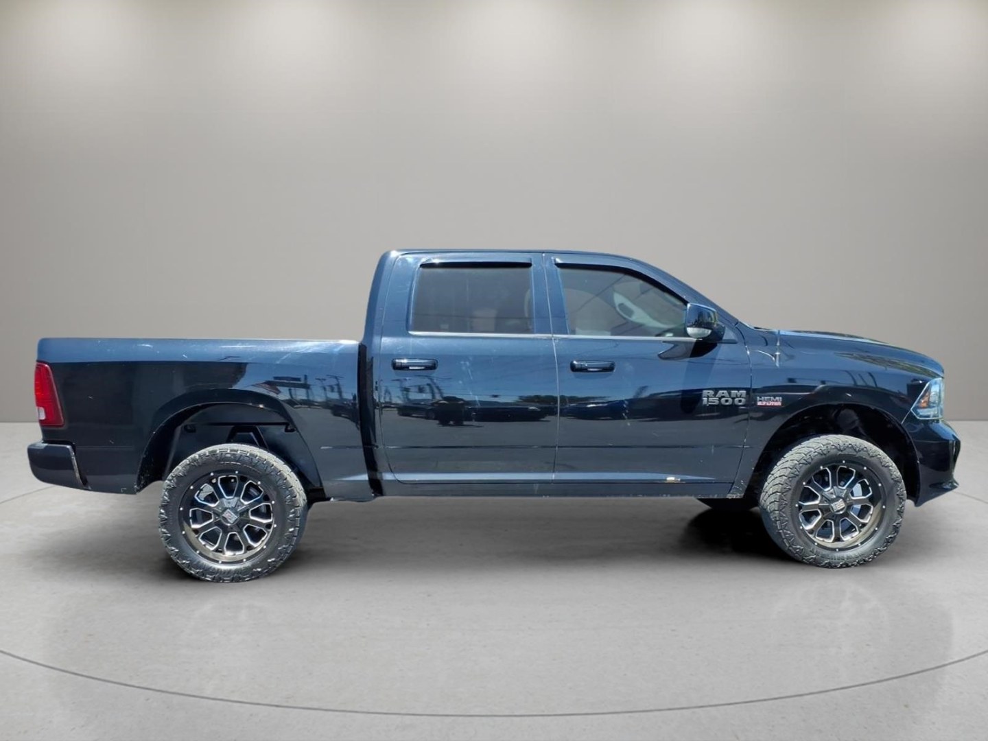 2014 Black Clear Coat Px8 RAM 1500 Sport (1C6RR7MT6ES) with an 5.7L HEMI 5.7L V8 395hp 407ft. lbs. Sequential Multiport Fuel Injection engine, 8-Speed Shiftable Automatic transmission, located at 5505 N. Summit St., Toledo, OH, 43611, (419) 729-2688, 41.654953, -83.530014- Photo#20