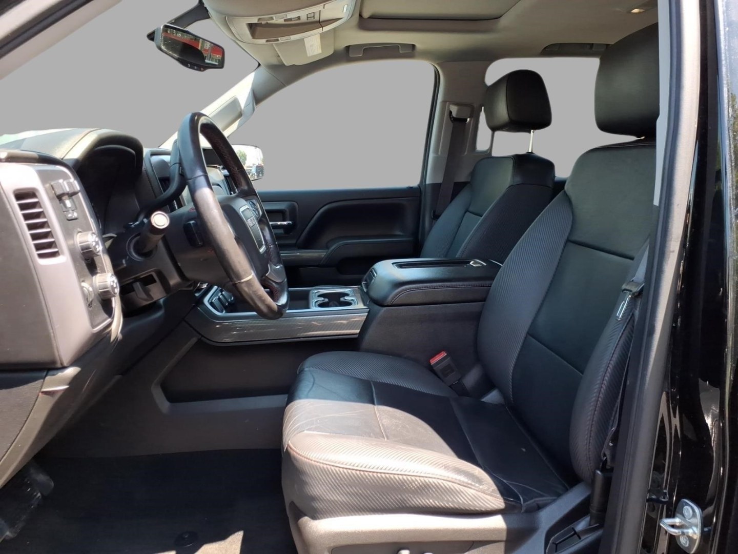 2016 Mahogany Metallic G1f GMC Sierra 1500 SLT (3GTU2NEC7GG) with an 5.3L EcoTec3 5.3L V8 355hp 383ft. lbs. Direct Injection engine, 6-Speed Shiftable Automatic w/Overdrive transmission, located at 5505 N. Summit St., Toledo, OH, 43611, (419) 729-2688, 41.654953, -83.530014- Photo#1