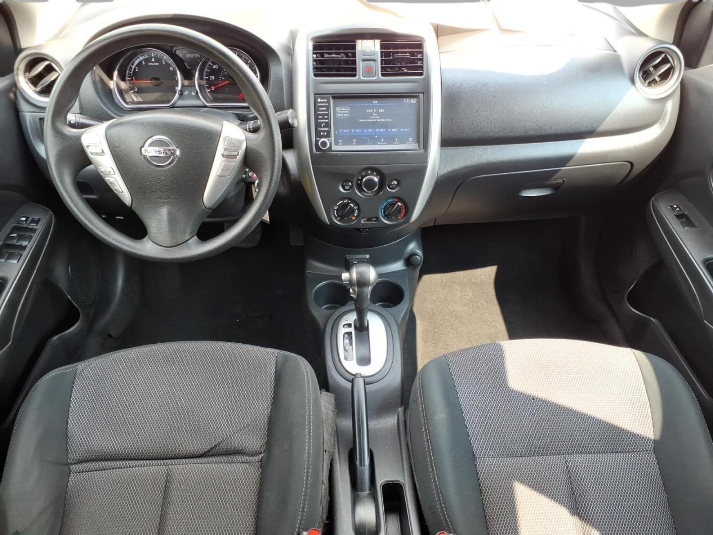 2019 Gray Nissan Versa S (3N1CN7AP1KL) with an 1.6L 1.6L I4 109hp 107ft. lbs. Sequential Multiport Fuel Injection engine, 5-Speed Manual transmission, located at 5505 N. Summit St., Toledo, OH, 43611, (419) 729-2688, 41.654953, -83.530014- Photo#14