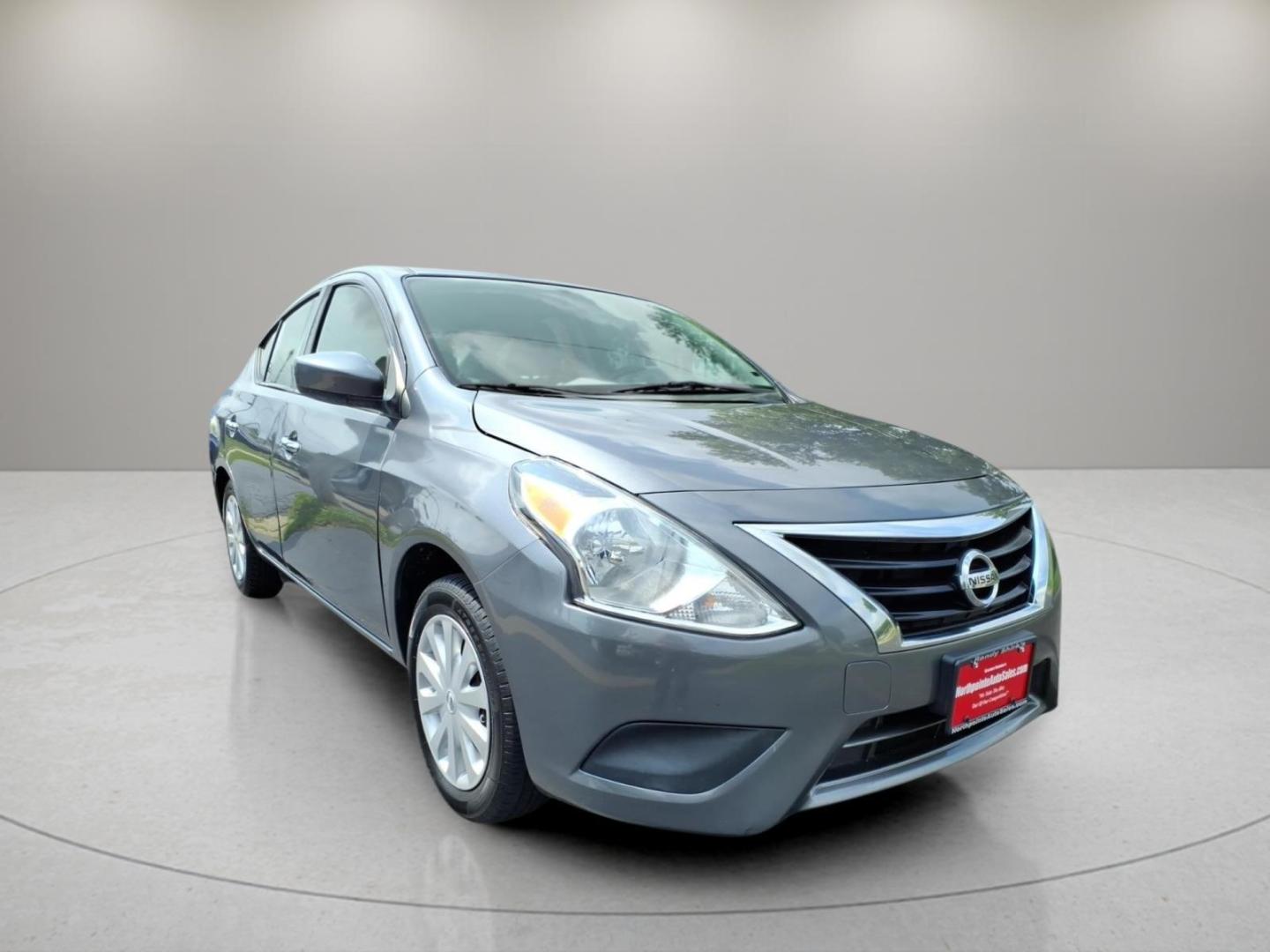 2019 Gray Nissan Versa S (3N1CN7AP1KL) with an 1.6L 1.6L I4 109hp 107ft. lbs. Sequential Multiport Fuel Injection engine, 5-Speed Manual transmission, located at 5505 N. Summit St., Toledo, OH, 43611, (419) 729-2688, 41.654953, -83.530014- Photo#17