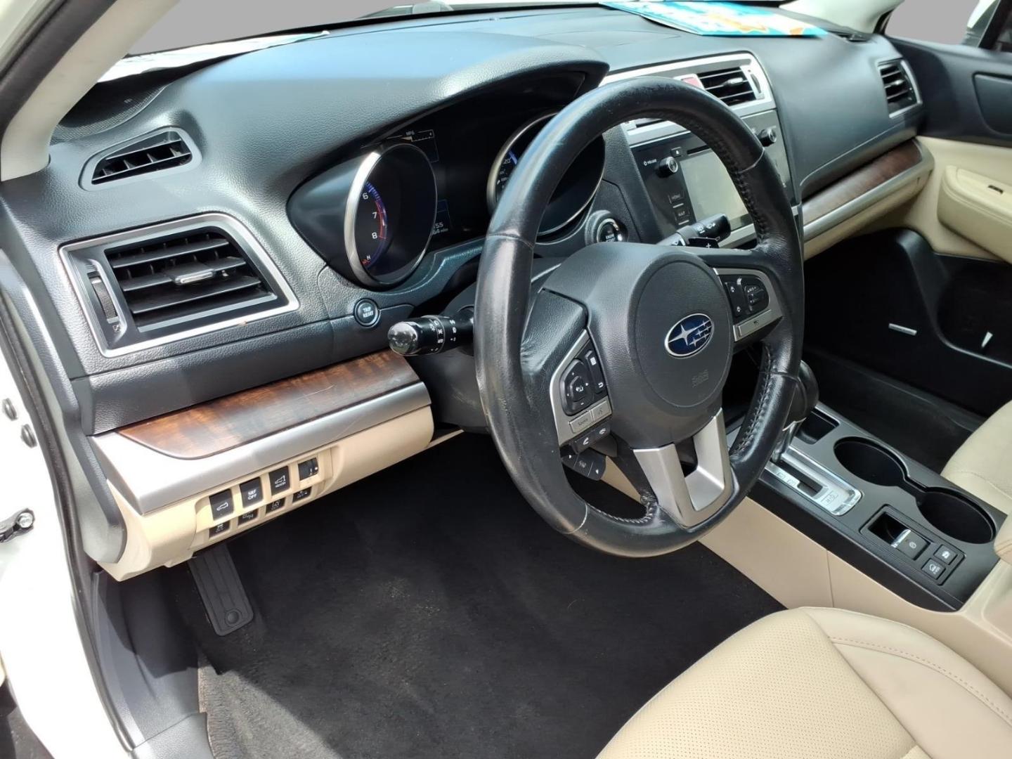 2015 Crystal White Pearl Whc Subaru Outback 3.6R Limited (4S4BSENC1F3) with an 3.6L 3.6L H6 256hp 247ft. lbs. Sequential Multiport Fuel Injection engine, CVT transmission, located at 5505 N. Summit St., Toledo, OH, 43611, (419) 729-2688, 41.654953, -83.530014- Photo#5