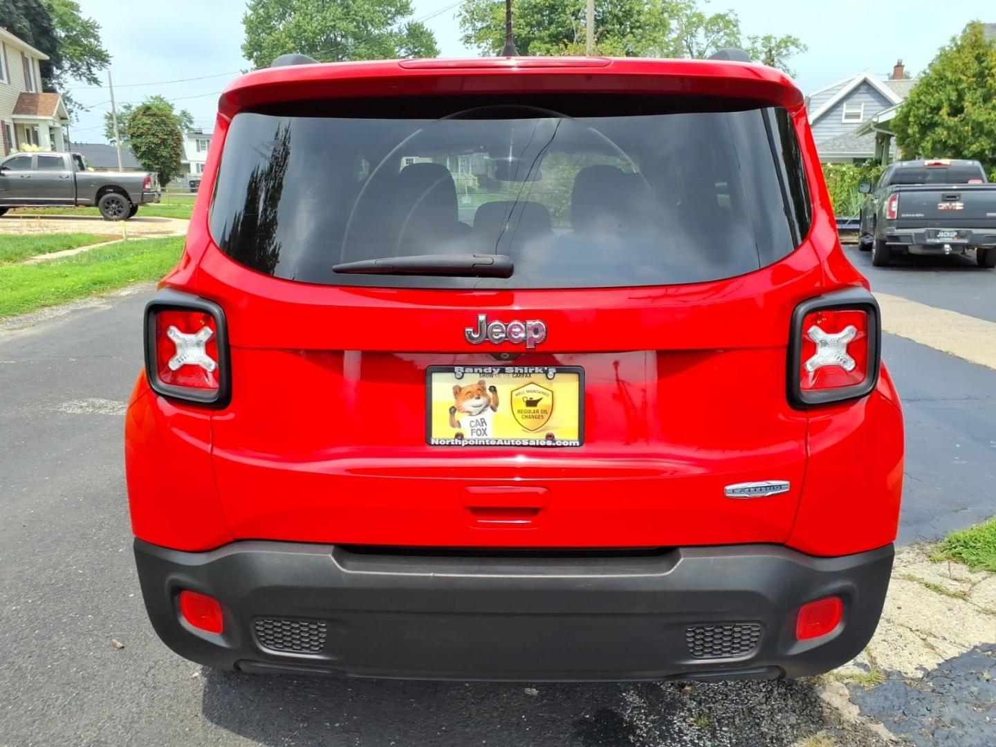 2018 Colorado Red Jeep Renegade Latitude (ZACCJABB7JP) with an 2.4L Tigershark 2.4L Flex Fuel I4 180hp 175ft. lbs. Carburetor engine, 9-Speed Shiftable Automatic transmission, located at 5505 N. Summit St., Toledo, OH, 43611, (419) 729-2688, 41.654953, -83.530014- Photo#23