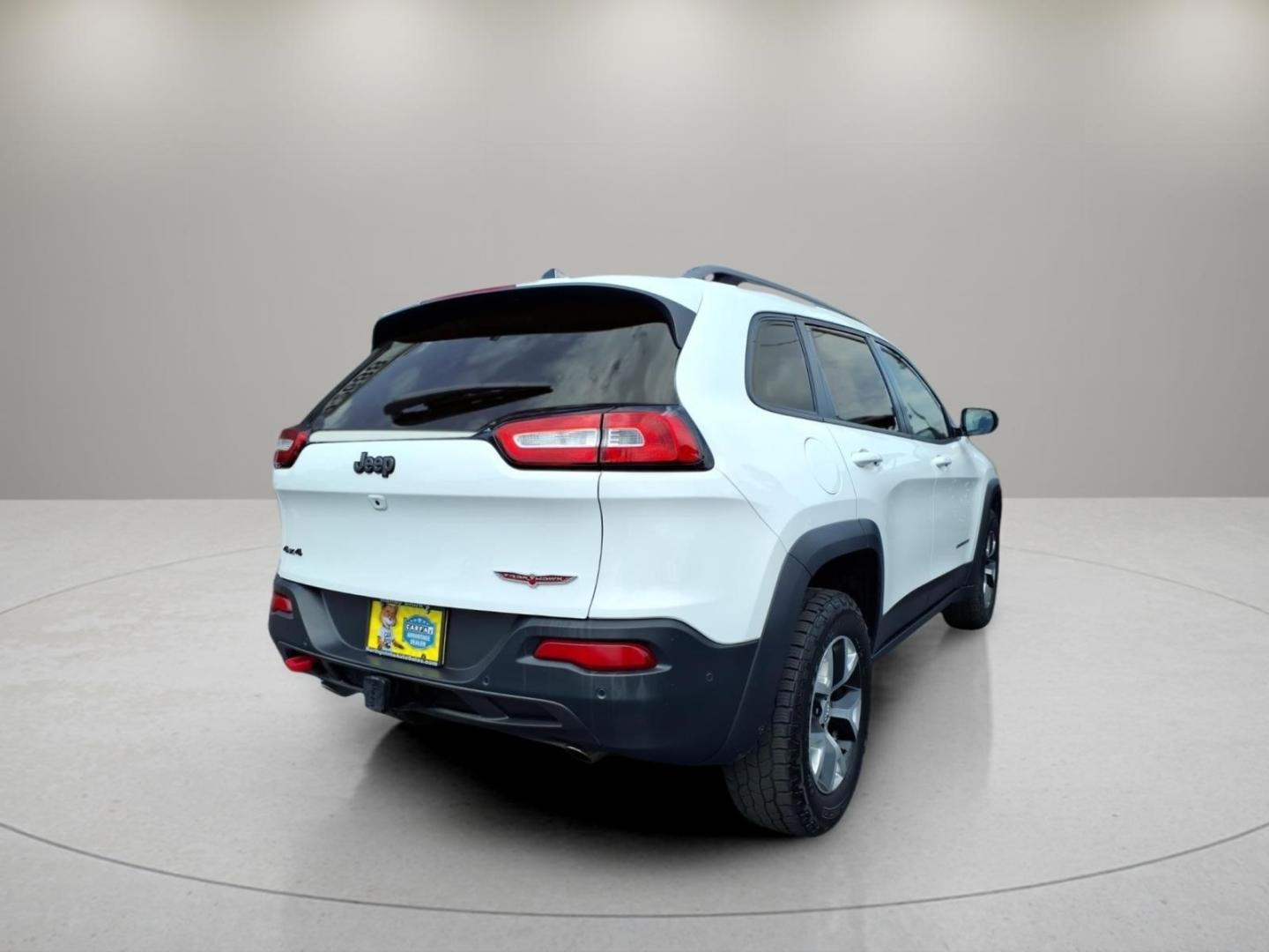 2016 Bright White Clear Coat Pw7 Jeep Cherokee Trailhawk (1C4PJMBS3GW) with an 3.2L 3.2L V6 271hp 239ft. lbs. Sequential Multiport Fuel Injection engine, 4WD 9-Speed Shiftable Automatic transmission, located at 5505 N. Summit St., Toledo, OH, 43611, (419) 729-2688, 41.654953, -83.530014- Photo#22