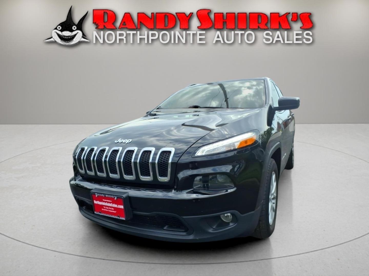 2017 Diamond Black Crystal Pearl Coat Pxj Jeep Cherokee Latitude (1C4PJMCS2HW) with an 3.2L 3.2L V6 271hp 239ft. lbs. Carburetor engine, 4WD 9-Speed Shiftable Automatic transmission, located at 5505 N. Summit St., Toledo, OH, 43611, (419) 729-2688, 41.654953, -83.530014- Photo#0