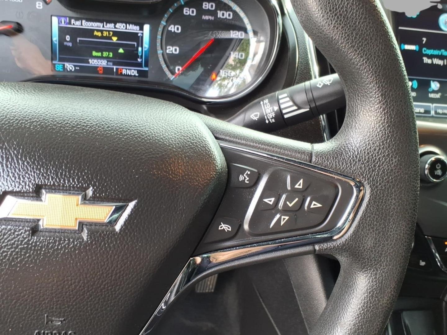 2018 Mosaic Black Metallic Gb8 Chevrolet Cruze LT Auto (1G1BE5SM9J7) with an 1.4L 1.4L Turbo I4 153hp 177ft. lbs. Direct Injection engine, 6-Speed Shiftable Automatic transmission, located at 5505 N. Summit St., Toledo, OH, 43611, (419) 729-2688, 41.654953, -83.530014- Photo#8