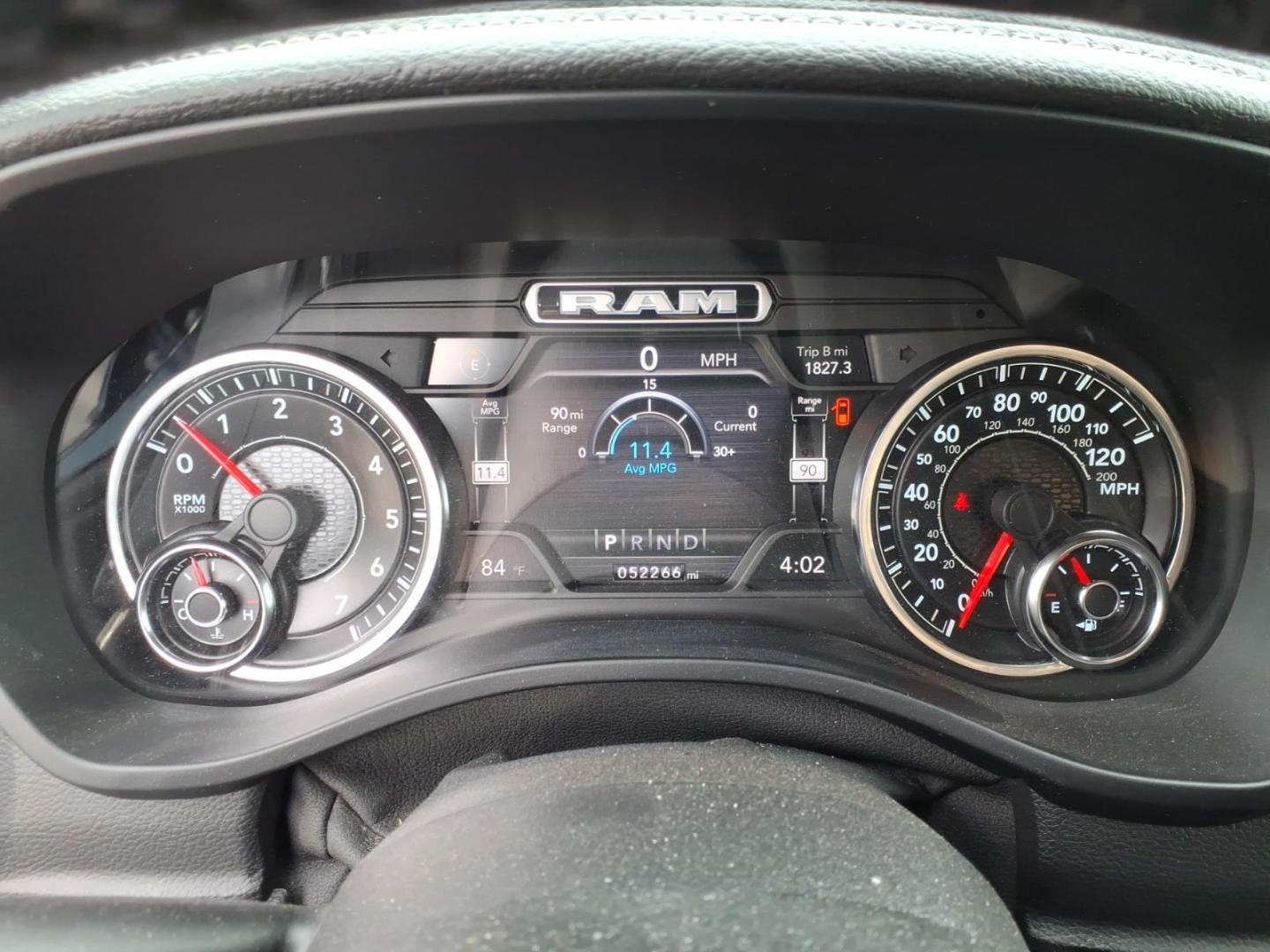 2020 Patriot Blue Pearl Coat/Billet Silver Metallic Cle RAM 1500 Laramie (1C6SRFJT9LN) with an 5.7L HEMI 5.7L V8 395hp 410ft. lbs. Sequential Multiport Fuel Injection engine, 8-Speed Shiftable Automatic transmission, located at 5505 N. Summit St., Toledo, OH, 43611, (419) 729-2688, 41.654953, -83.530014- Photo#9