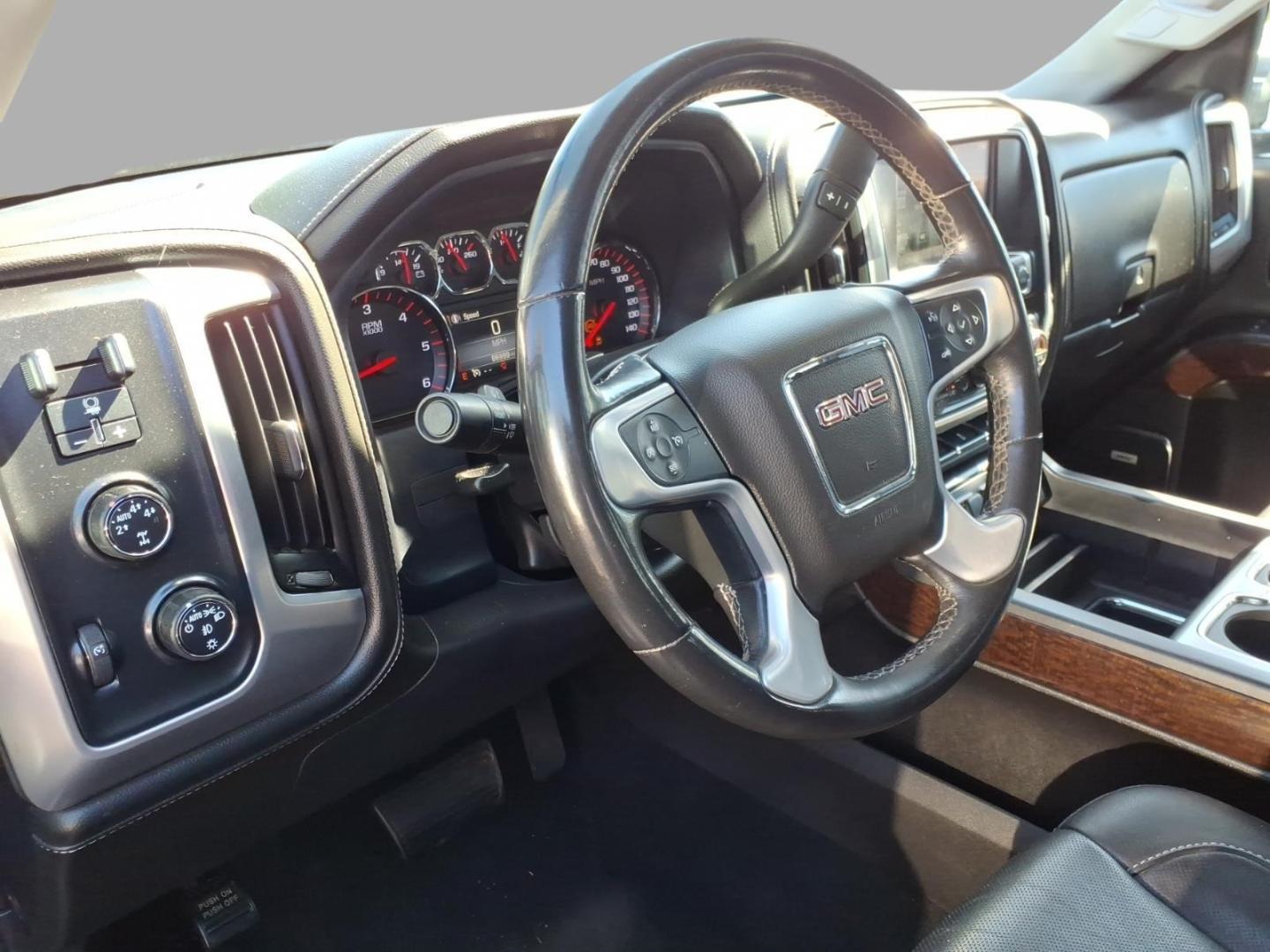 2015 Stone Blue Metallic G1k GMC Sierra 1500 SLT (3GTU2VEJXFG) with an 6.2L EcoTec3 6.2L V8 420hp 460ft. lbs. Direct Injection engine, 8-Speed Shiftable Automatic transmission, located at 5505 N. Summit St., Toledo, OH, 43611, (419) 729-2688, 41.654953, -83.530014- Photo#5