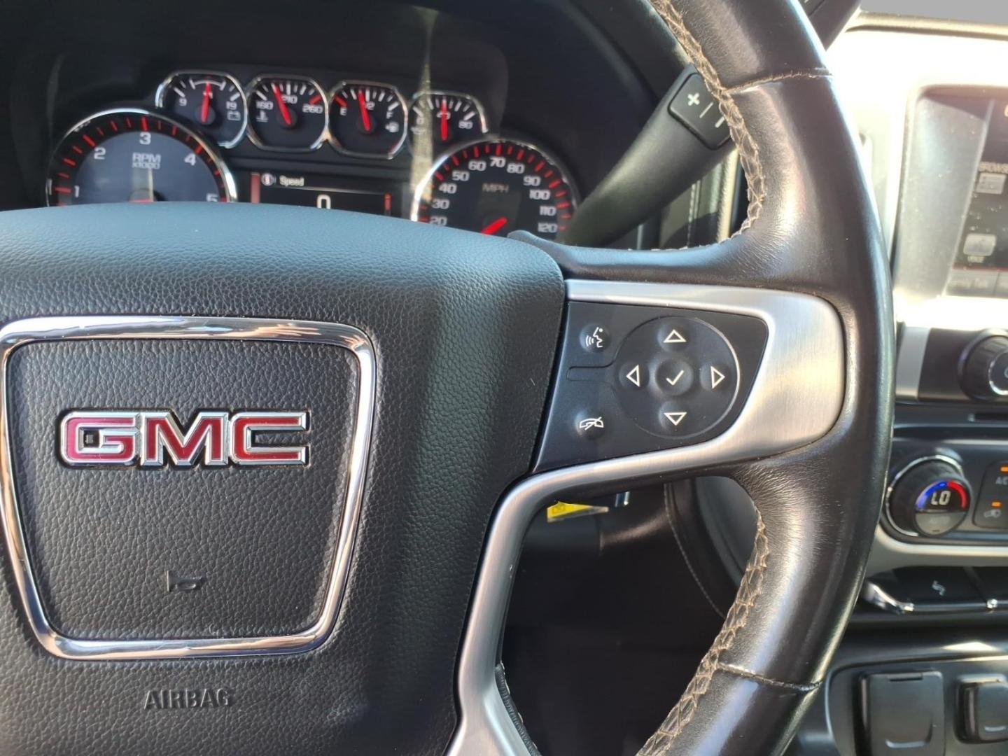 2015 Stone Blue Metallic G1k GMC Sierra 1500 SLT (3GTU2VEJXFG) with an 6.2L EcoTec3 6.2L V8 420hp 460ft. lbs. Direct Injection engine, 8-Speed Shiftable Automatic transmission, located at 5505 N. Summit St., Toledo, OH, 43611, (419) 729-2688, 41.654953, -83.530014- Photo#8