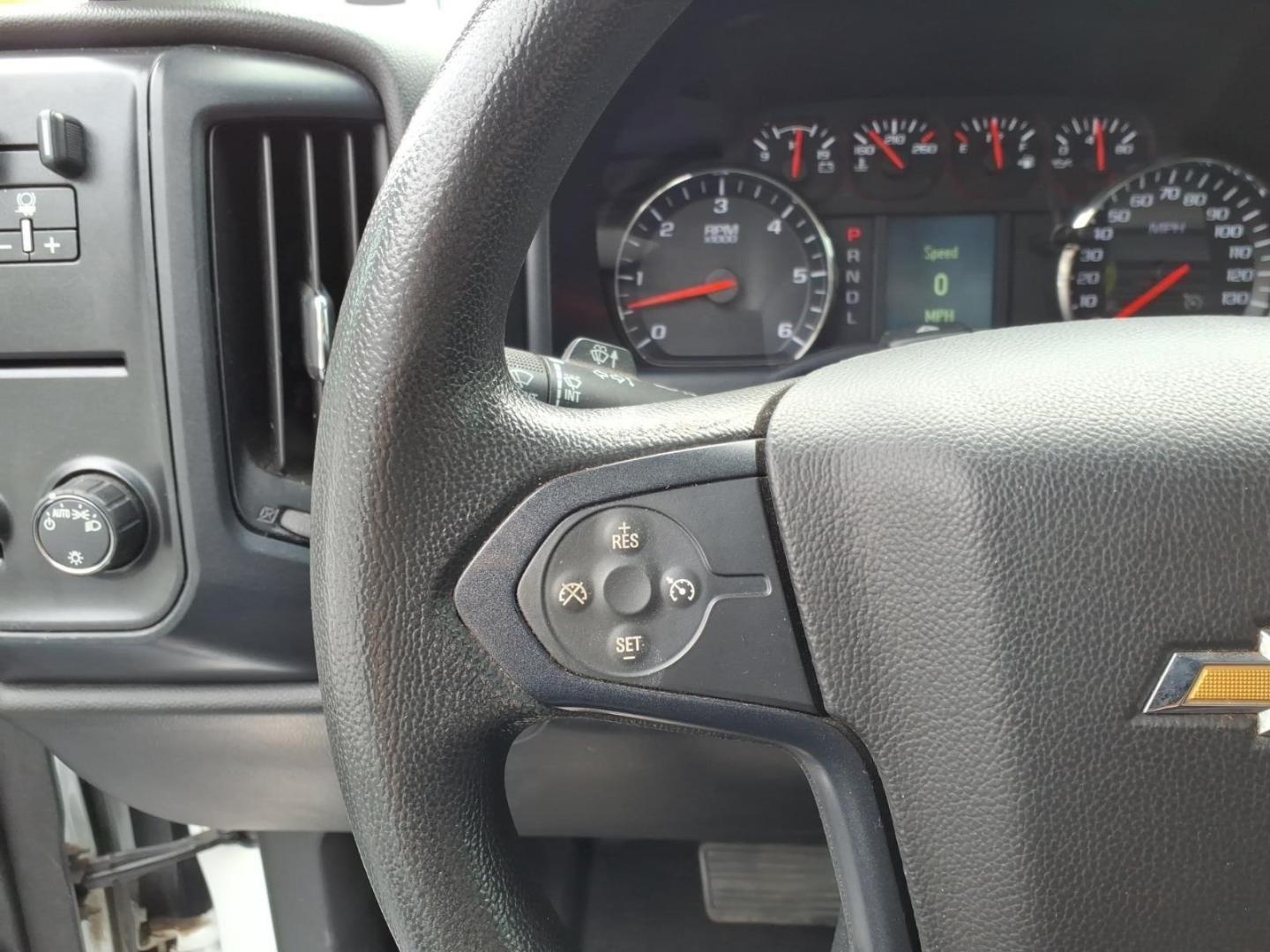 2019 Summit White Gaz Chevrolet Silverado 1500 LD Work Truck (2GCVKNEC8K1) with an 5.3L EcoTec3 5.3L V8 355hp 383ft. lbs. Direct Injection engine, 6-Speed Shiftable Automatic w/Overdrive transmission, located at 5505 N. Summit St., Toledo, OH, 43611, (419) 729-2688, 41.654953, -83.530014- Photo#6
