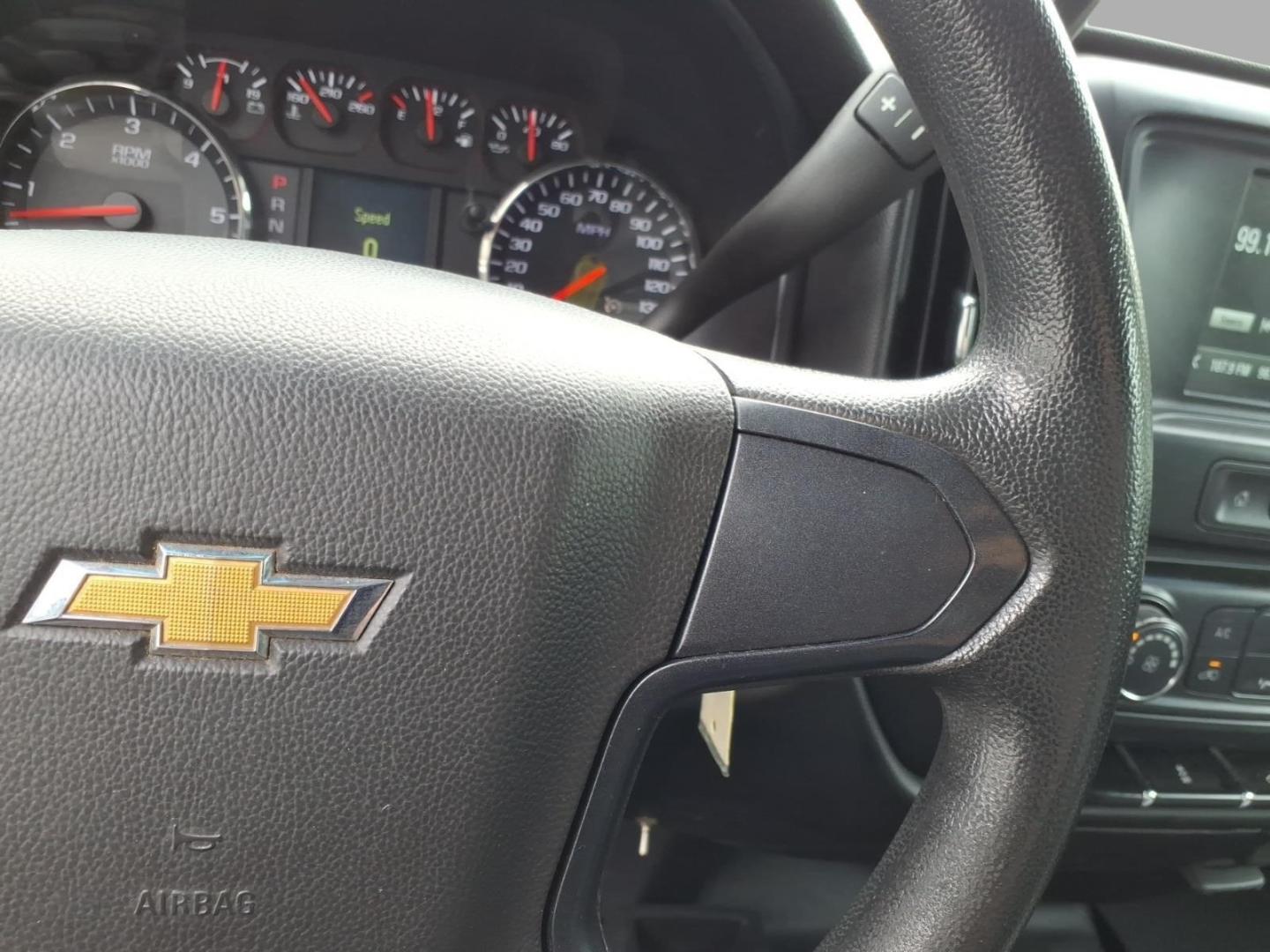 2019 Summit White Gaz Chevrolet Silverado 1500 LD Work Truck (2GCVKNEC8K1) with an 5.3L EcoTec3 5.3L V8 355hp 383ft. lbs. Direct Injection engine, 6-Speed Shiftable Automatic w/Overdrive transmission, located at 5505 N. Summit St., Toledo, OH, 43611, (419) 729-2688, 41.654953, -83.530014- Photo#7