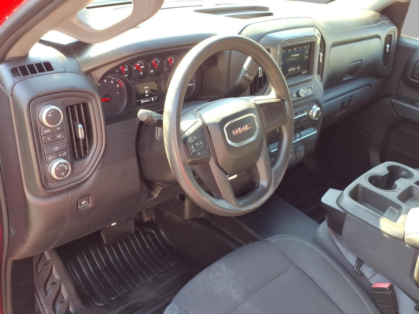 2019 Cardinal Red GMC Sierra 1500 Base (1GTR9AEF9KZ) with an 5.3L EcoTec3 5.3L V8 355hp 383ft. lbs. Direct Injection engine, 6-Speed Shiftable Automatic w/Overdrive transmission, located at 5505 N. Summit St., Toledo, OH, 43611, (419) 729-2688, 41.654953, -83.530014- Photo#2